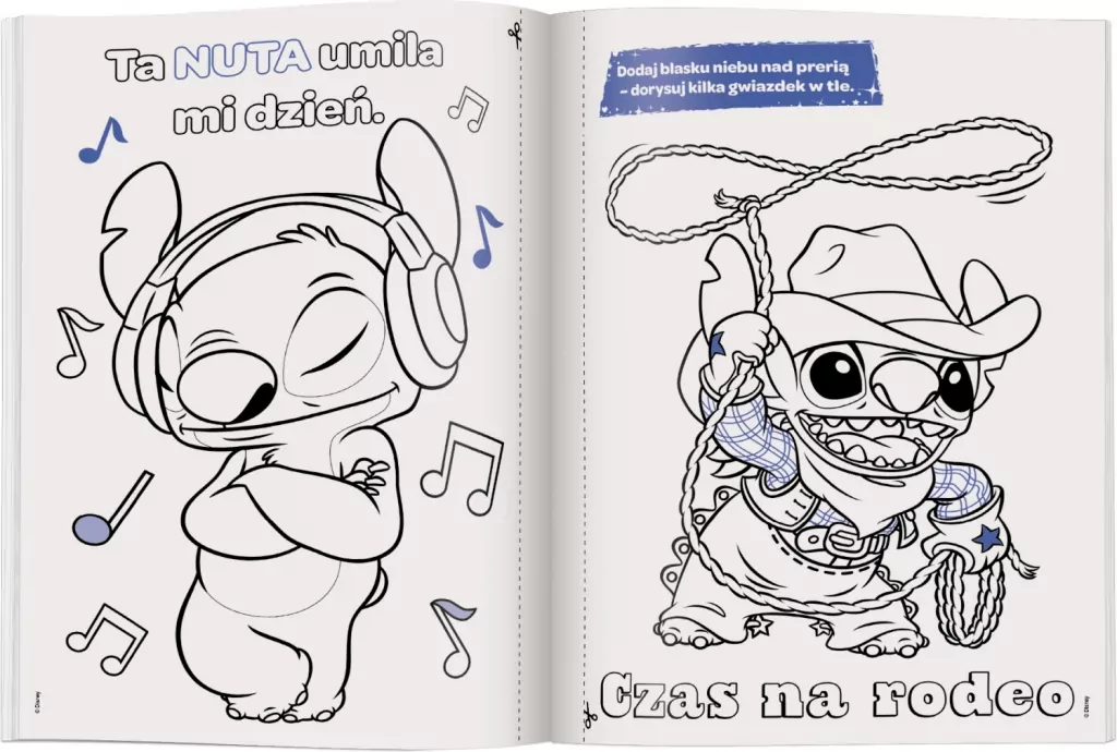 Disney Stitch. Kolorowanka z błyskiem - tantis.pl
