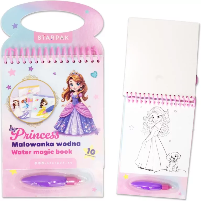 Malowanka wodna Princess - tantis.pl