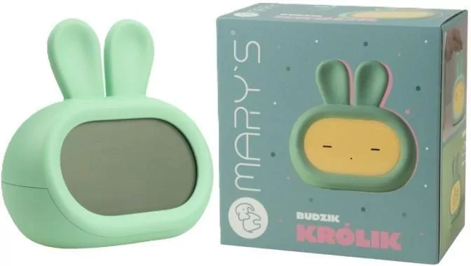 Budzik królik zielony - tantis.pl