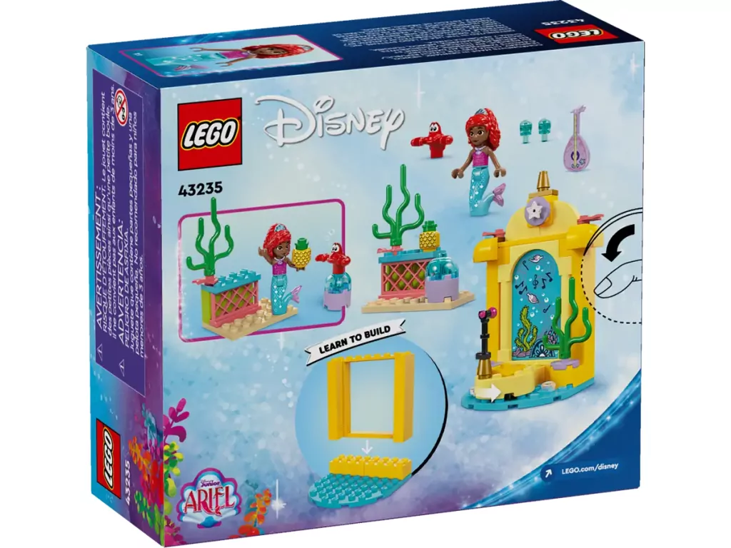 LEGO® Disney. Scena muzyczna Arielki. 43235 - tantis.pl