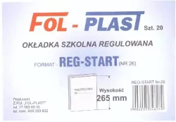 Okładka na podręcznik regulowana. Nr 26