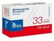 Spinacze biurowe 33 mm - tantis.pl