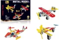 Zestaw konstruktor metal 3w1 Aircraft - tantis.pl