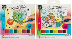 Maluj wodą z pędzlem mix