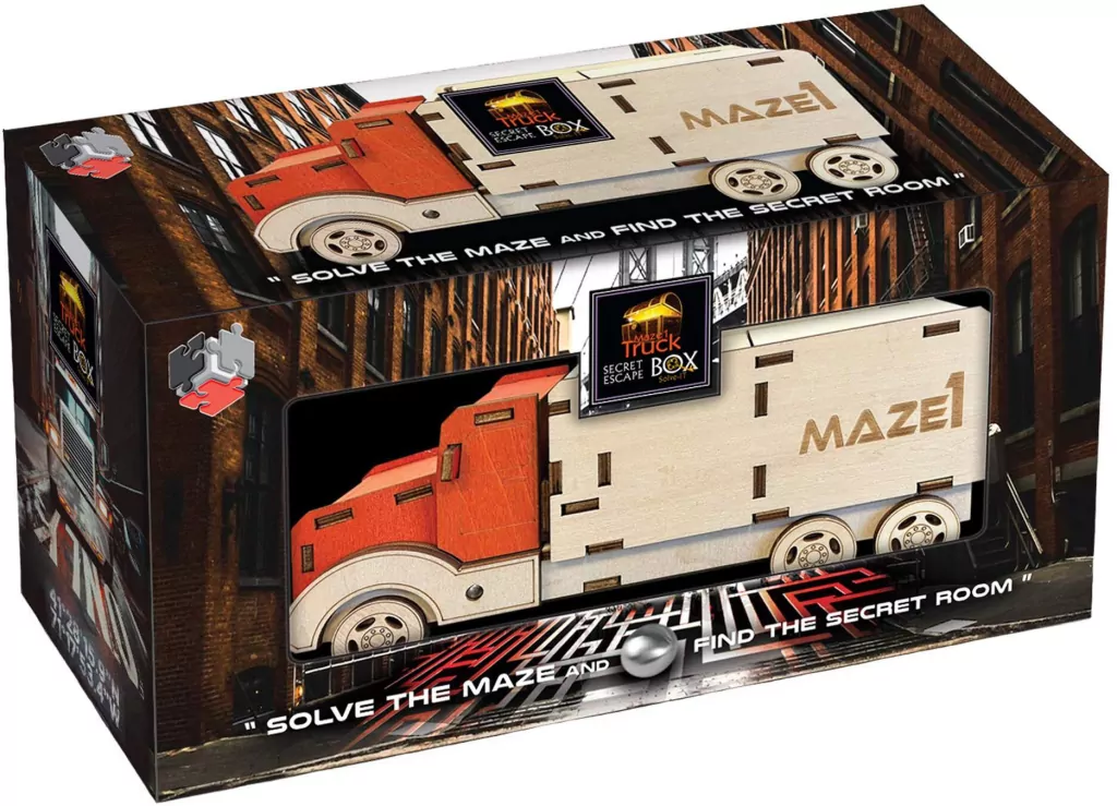 Łamigłówka Escape Box Maze1 Truck Secret poziom 4/4 - tantis.pl