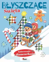 Błyszczące święta. Kolorowanki z diamencikami