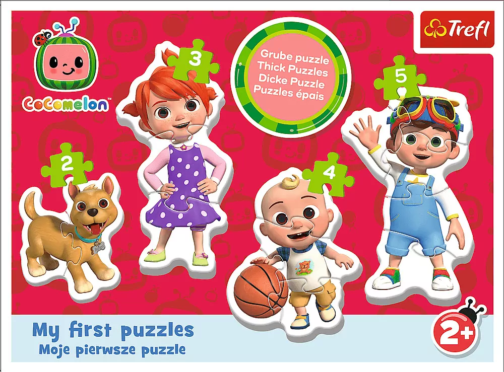 Trefl. Puzzle Cocomelon Baby Classic. Moje pierwsze puzzle - tantis.pl
