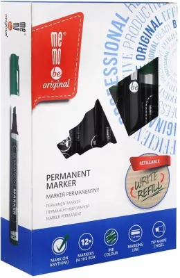 Marker permanentny zielony  MemoBe