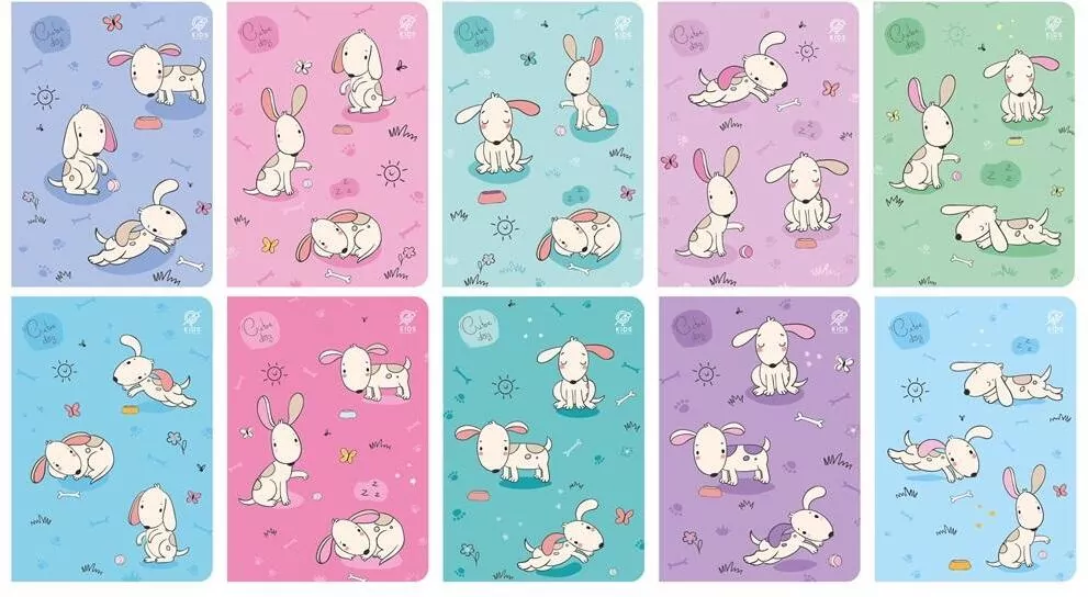 Zeszyt A5/16K kratka Cute Dogs - tantis.pl