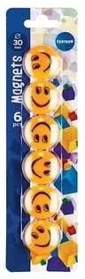 Magnesy do tablicy suchościeralnej Smile 30mm - tantis.pl