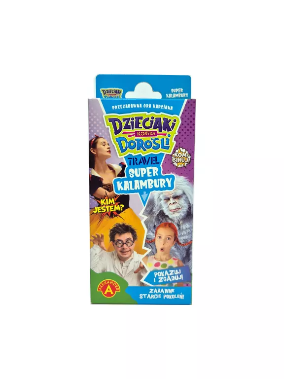 Dzieciaki kontra Dorośli. Super kalambury Travel - tantis.pl