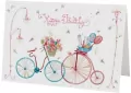 Karnet B6 + koperta: Urodziny Rowery - tantis.pl