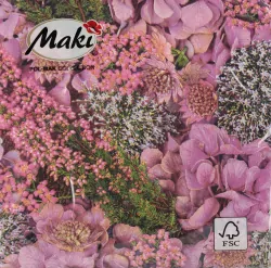 SERWETKA PAP 3W 330X330 KWIAT FIOL PM OP