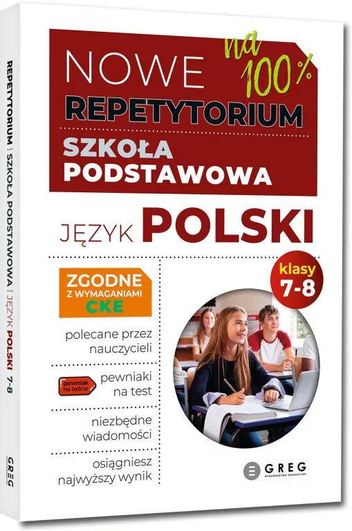 Nowe Repetytorium 2025. Język polski. Klasa 7-8. Szkoła podstawowa - tantis.pl