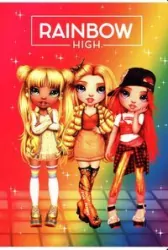 Zeszyt A5/16K trzylinia kolor Rainbow High