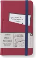 Notatnik A6. Bookaroo. Journal Pocket. Bordowy - tantis.pl