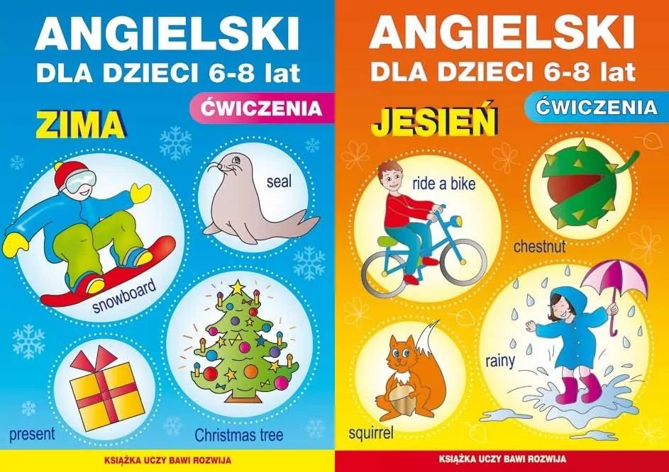 Pakiet: Angielski Dla Dzieci 6-8 Lat. Ćwiczenia. Jesień/Zima - tantis.pl