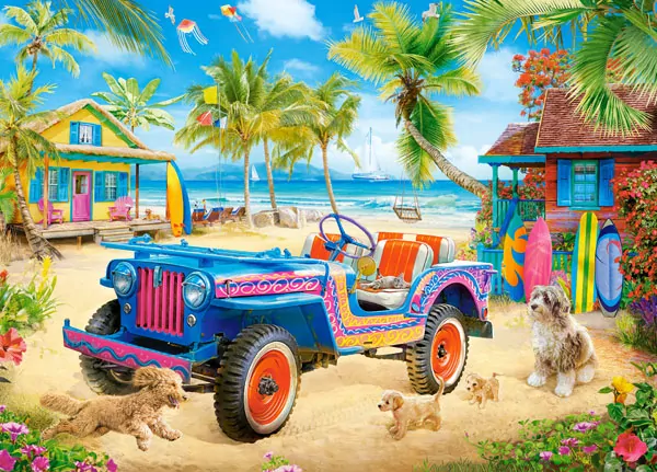 Puzzle 180 Beach Escape CASTOR - tantis.pl