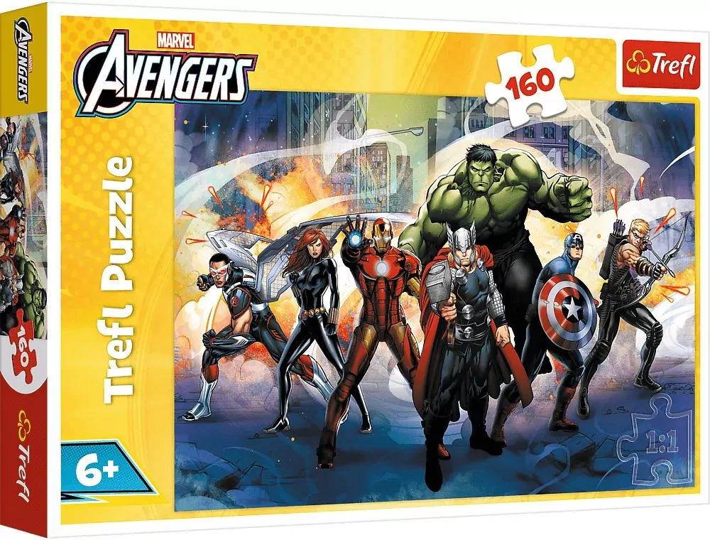 Puzzle 160 Avengers Supermoce TREFL - tantis.pl