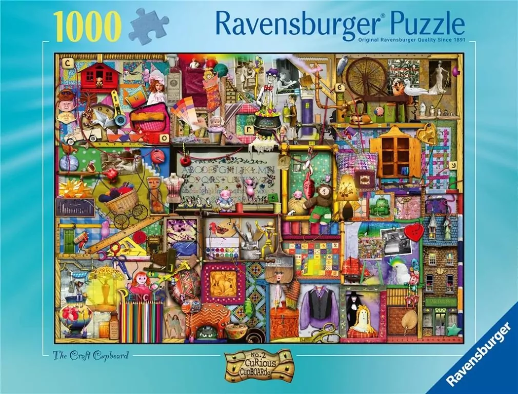 Puzzle 1000 Szafka z rękodziełem - tantis.pl