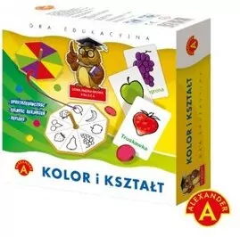 Kolor i kształt. Gra edukacyjna - tantis.pl