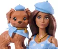 Barbie Jednakowa stylizacja Lalka i piesek Groszki - tantis.pl