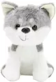 Wilk pluszowy biało-szary siedzący 20cm - tantis.pl