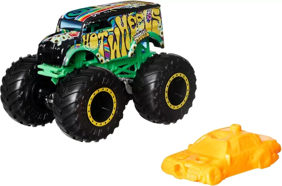 Hot Wheels. Monster Trucks Pojazd 1:64 - tantis.pl
