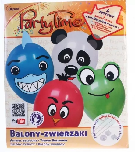 Balony do modelowania Arpex ZWIERZAKI (K9822) - tantis.pl