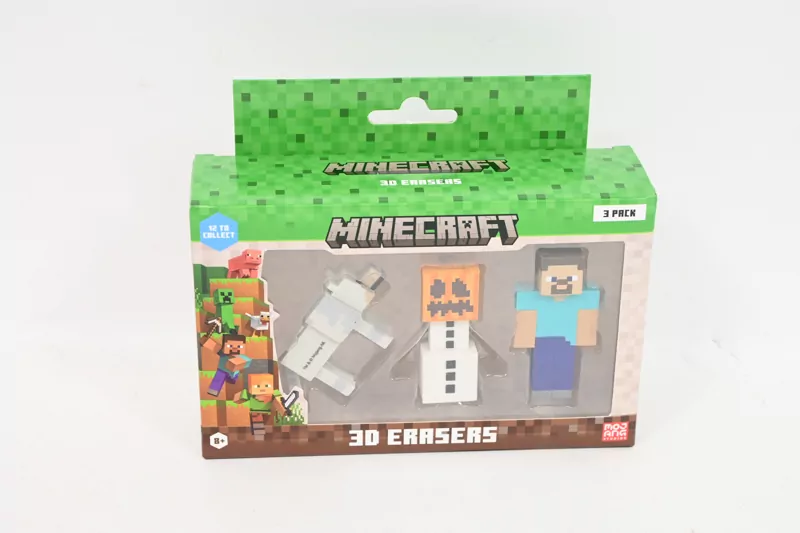 *****MINECRAFT 3D Erasers 3pack B 14232 - tantis.pl