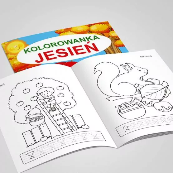 Kolorowanka Jesień - tantis.pl