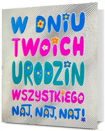 Karnet B6 Urodziny - tantis.pl