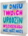 Karnet B6 Urodziny - tantis.pl