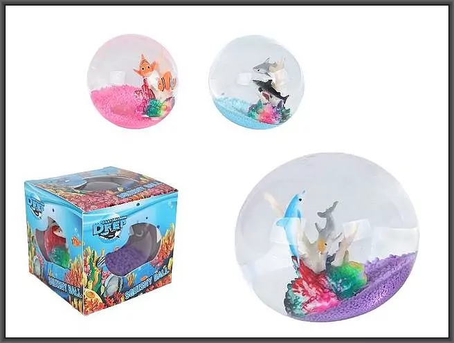 GNIOTEK KULA GEL OCEAN ZWIERZETA 9X9X8 MIX PUD - tantis.pl