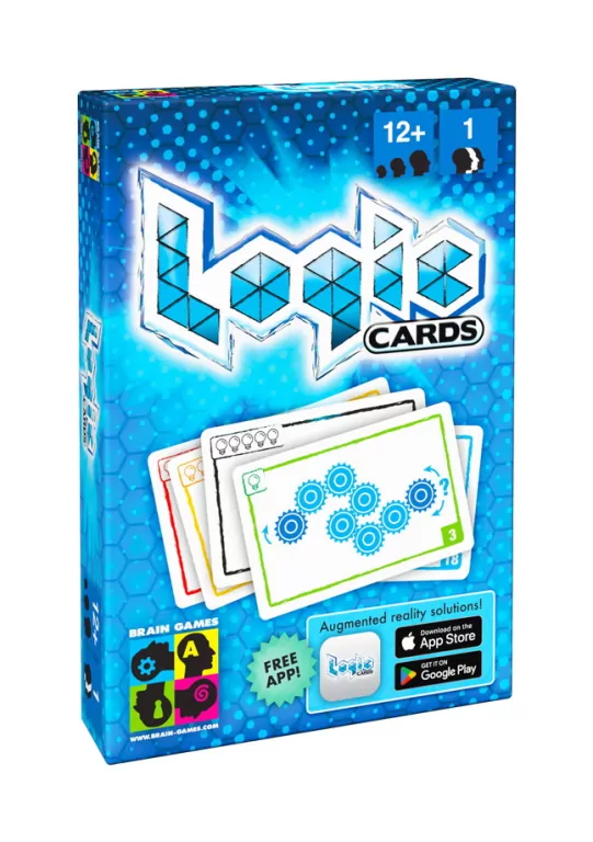 Logic Cards blue BRAIN GAMES - tantis.pl