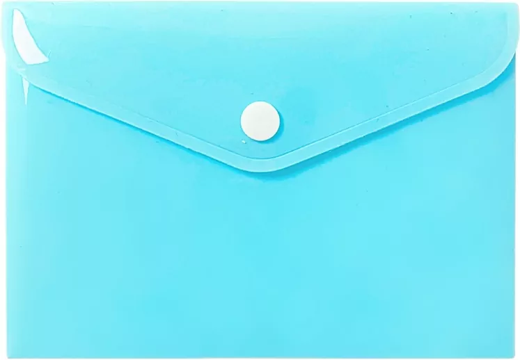 Teczka koperta A6 PP pastel niebieska - tantis.pl