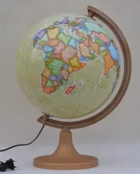 Globus podświetlany 32cm. Polityczny