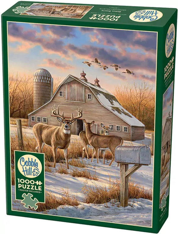 Puzzle 1000 Wiejski krajobraz G3 - tantis.pl