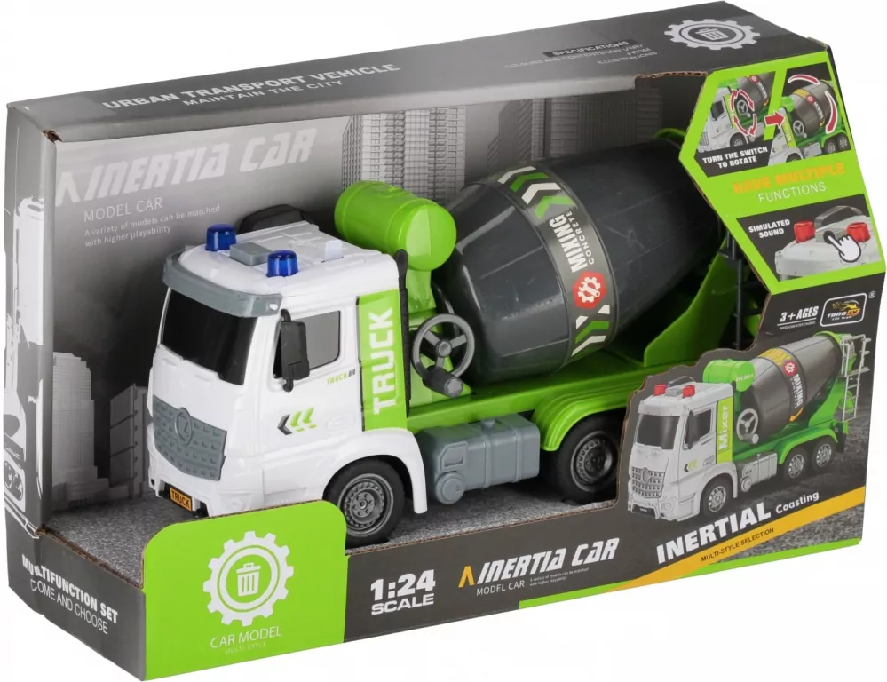 Betoniarka z dźwiękiem i światłem 27x17x10cm - tantis.pl