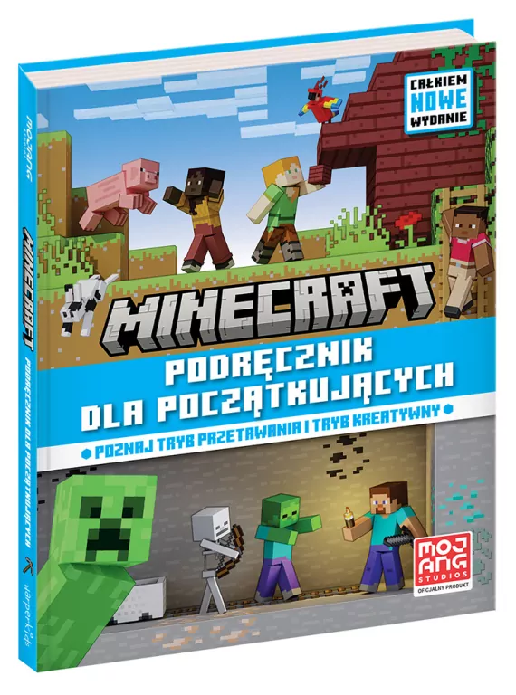 Podręcznik dla początkujących. Całkiem nowe wydanie 2024. Minecraft - tantis.pl