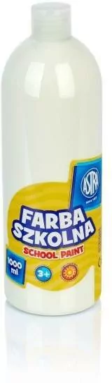 Farba szkolna. Biała 1000ml - tantis.pl