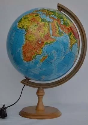 Globus fizyczny podświetlany 32 cm - tantis.pl