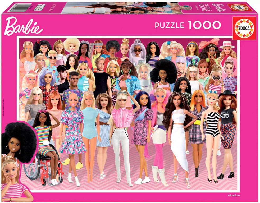 Puzzle 1000 Barbie - tantis.pl