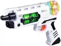 Pistolet kosmiczny wojskowy światło dźwięk