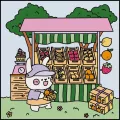 Słodkie sklepiki. Sweet & cozy coloring - tantis.pl
