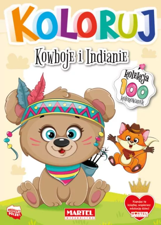 Kowboje i Indianie. Koloruj - tantis.pl