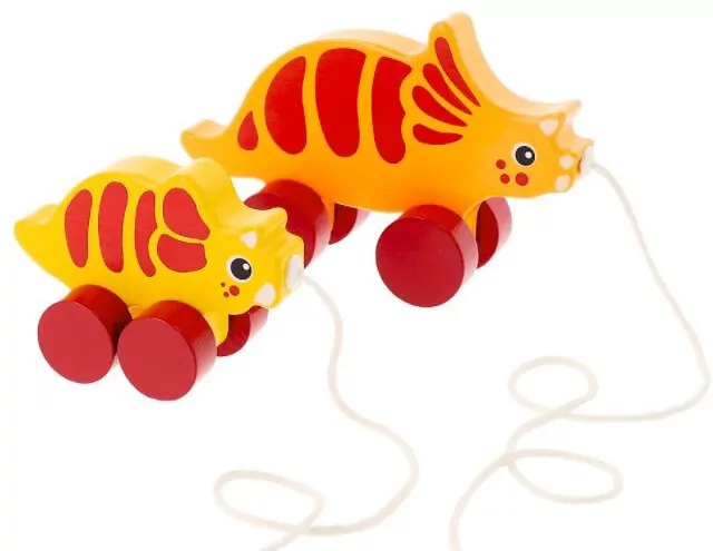 Triceratops. Zabawka drewniana - tantis.pl