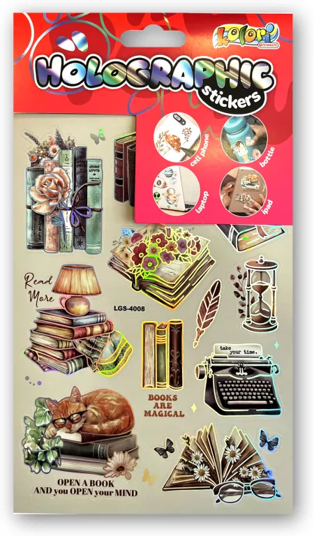 Naklejki holographic books PENMATE - tantis.pl