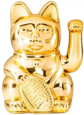 Kot sczęścia Shiny gold