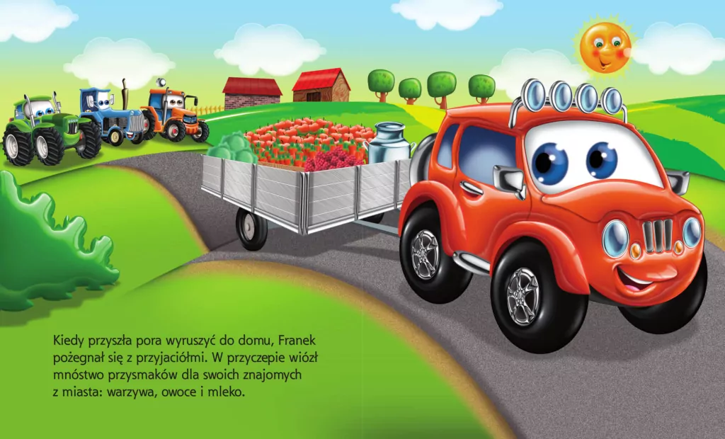 Traktory. Samochodzik Franek - tantis.pl